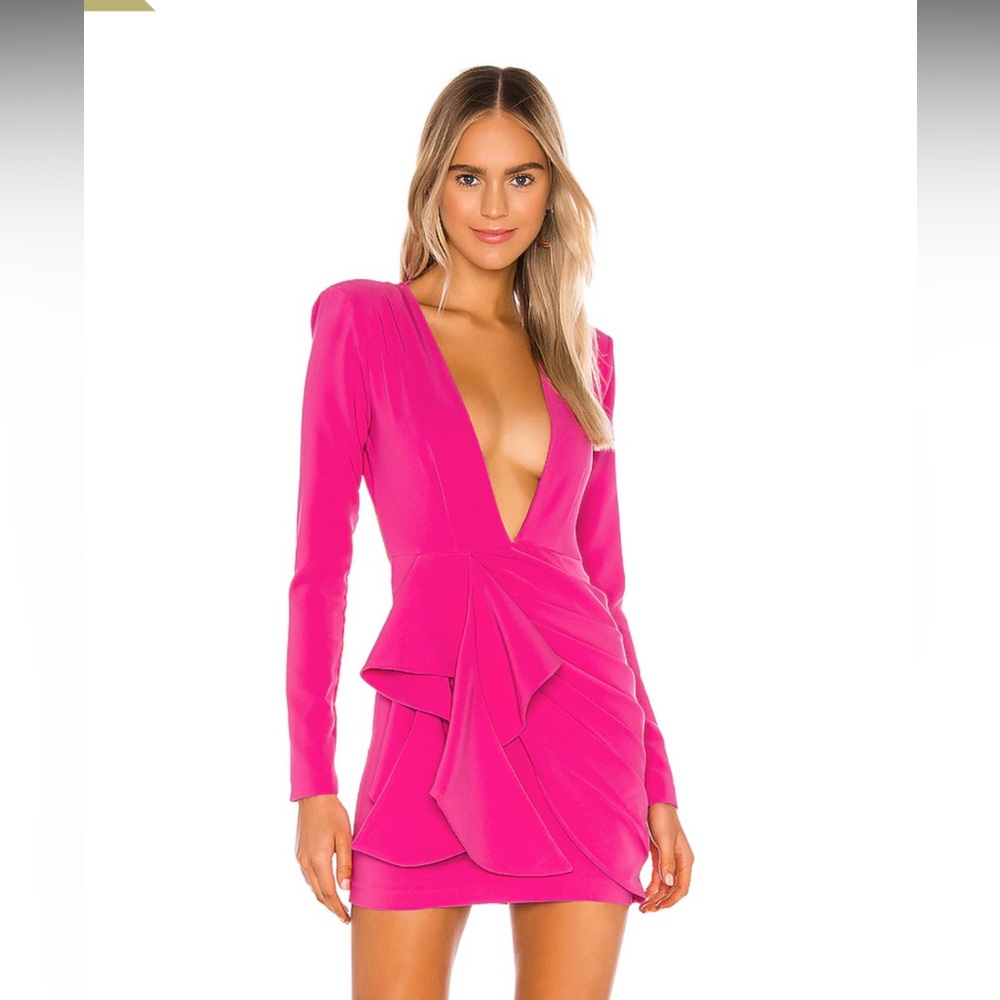 Michael Costello x revolve fena mini dress size xl